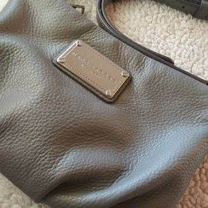 Marc Jacobs Grey Leather Percy Purse